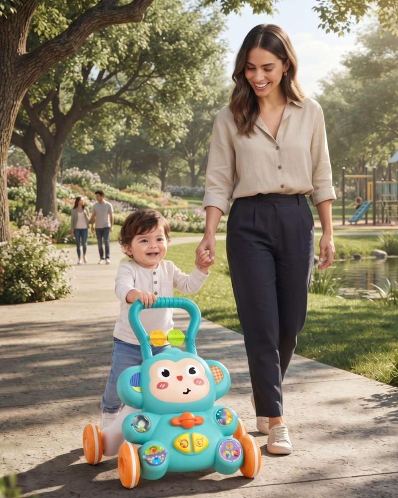 ANDADOR Y MESA DE ACTIVIDADES DIDACTICA 2 EN 1 PARA BEBE - 3
