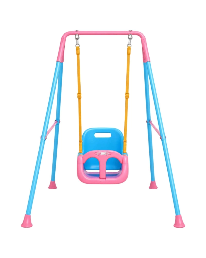 COLUMPIO INFANTIL INDIVIDUAL CON ASIENTO ERGONOMICO Y BARRA DE SEGURIDAD - 6