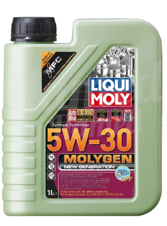 ACEITE MOTOR LIQUI MOLY 5W30 MOLYGEN 1LT LIQUI MOLLY DPF - 1