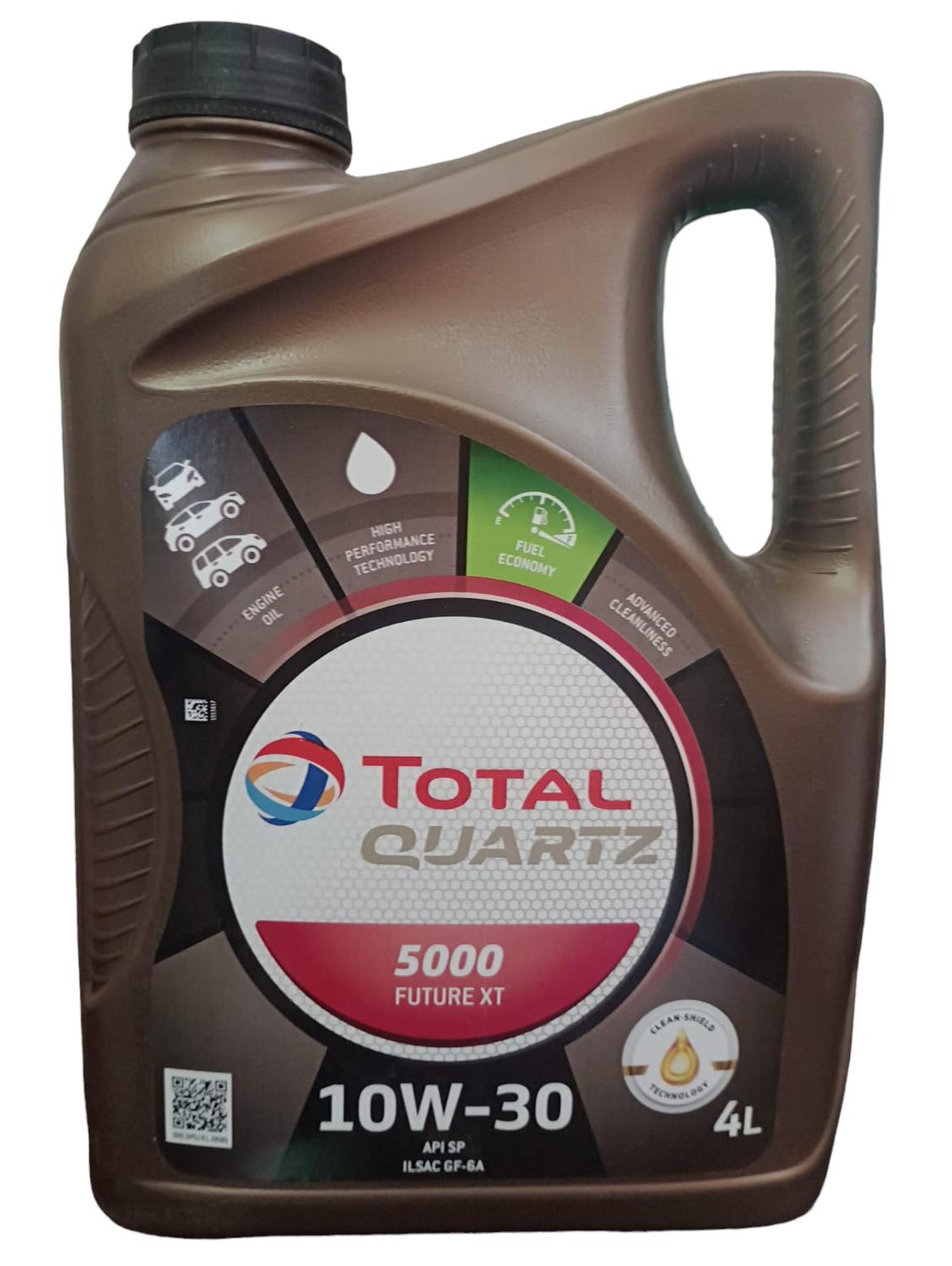 ACEITE MOTOR TOTAL 10W30 QUARTZ 5000 4 LTS. BENCINERO - 1