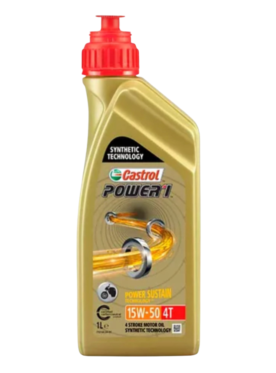 ACEITE MOTOR CASTROL 15W50 4T 2LT PARA MOTOS - 1