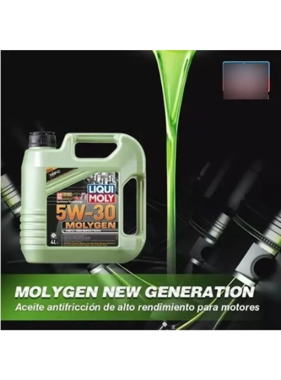 LUBRICANTE MOTOR 5W30 MOLYGEN LIQUI MOLY 4 LTS. GASOLINA - 4