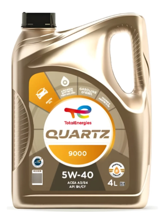 LUBRICANTE MOTOR 5W40 TOTAL 9000 NORMA VW 502 00 505 00 4 LTS. - 1