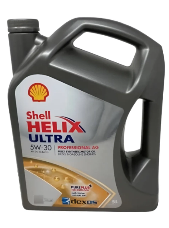 LUBRICANTE MOTOR 5W30 SHEL HELIX ULTRA PROFESSIONAL AG 5 LTS. - 1