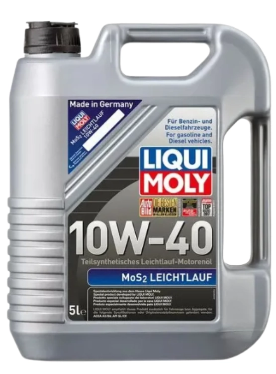 LUBRICANTE MOTOR SEMISINTETICO 10W40 CON MOLIBDENO MOS2 5 LTS. - 1