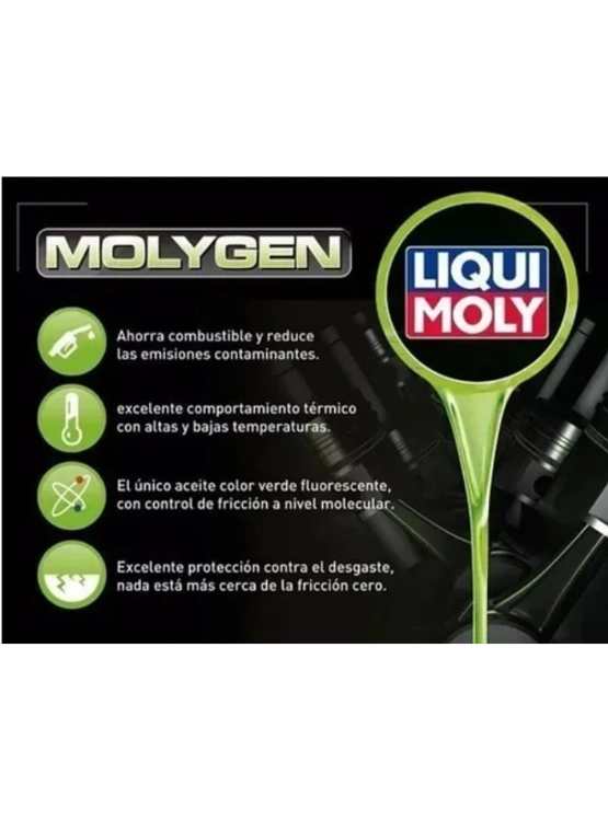 LUBRICANTE MOTOR 10W40 MOLYGEN NEW GENERATION LIQUI MOLY 5 LTS. - 4