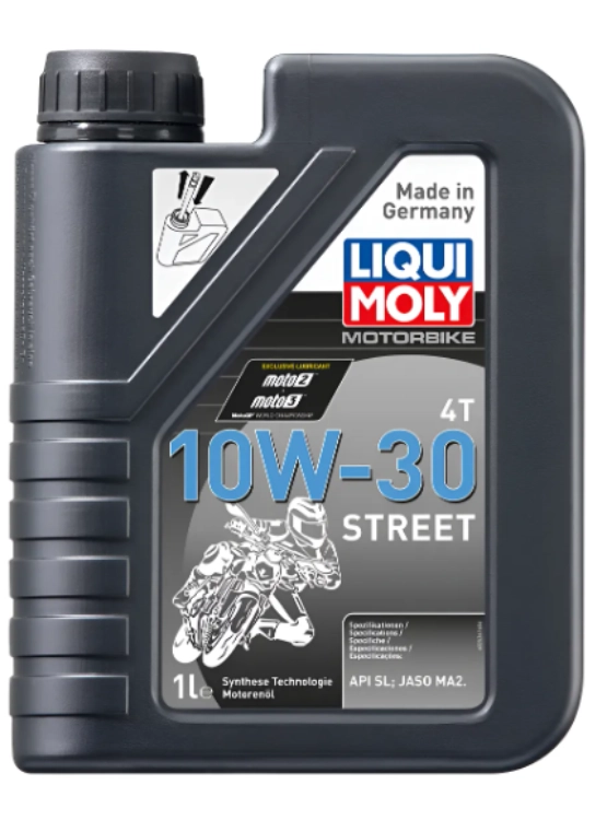 LUBRICANTE MOTOR PARA MOTO 10W30 SINTETICO 4T STREET 1 LT. LIQUI MOLY - 1