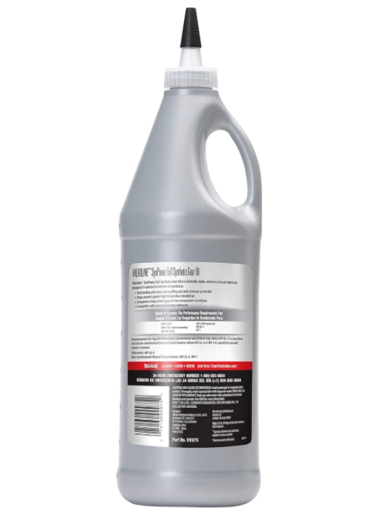 LUBRICANTE 75W90 PARA CAJA CAMBIO Y DIFERENCIAL VALVOLINE 946 ML. - 2