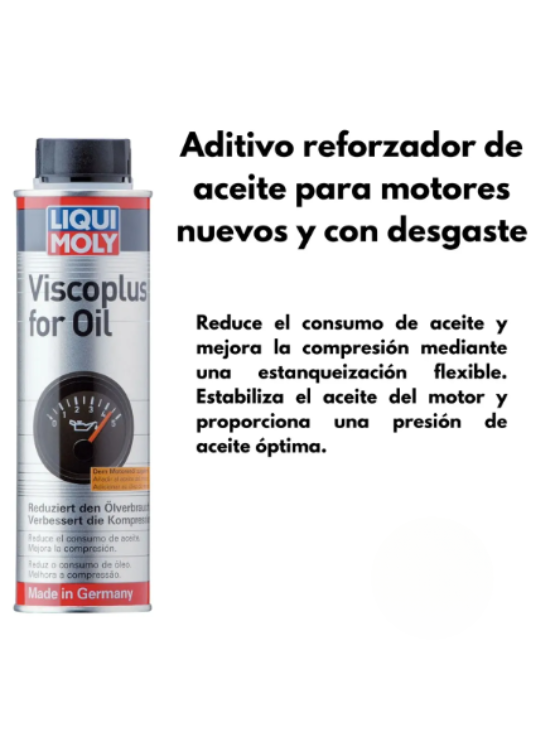 ADITIVO AUMENTA COMPRESION VISCOPLUS FOR OIL LIQUI MOLY 300 ML. - 2