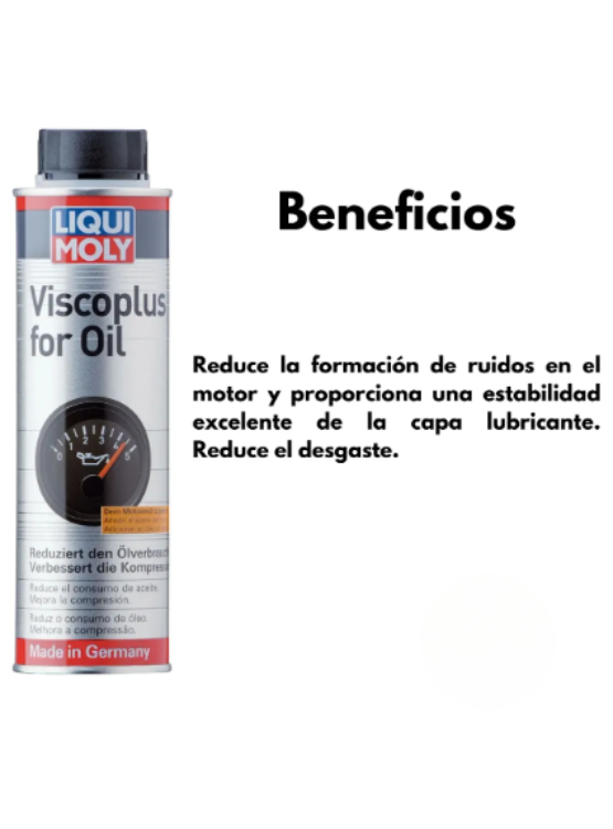 ADITIVO AUMENTA COMPRESION VISCOPLUS FOR OIL LIQUI MOLY 300 ML. - 3