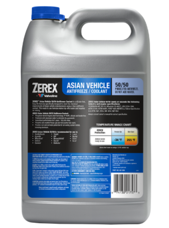 REFRIGERANTE ANTICONGELANTE PARA RADIADOR ZEREX AZUL - 2