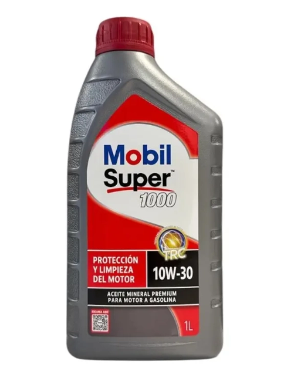 LUBRICANTE MOTOR 10W30 MOBIL SUPER 1000 1 LITRO - 1