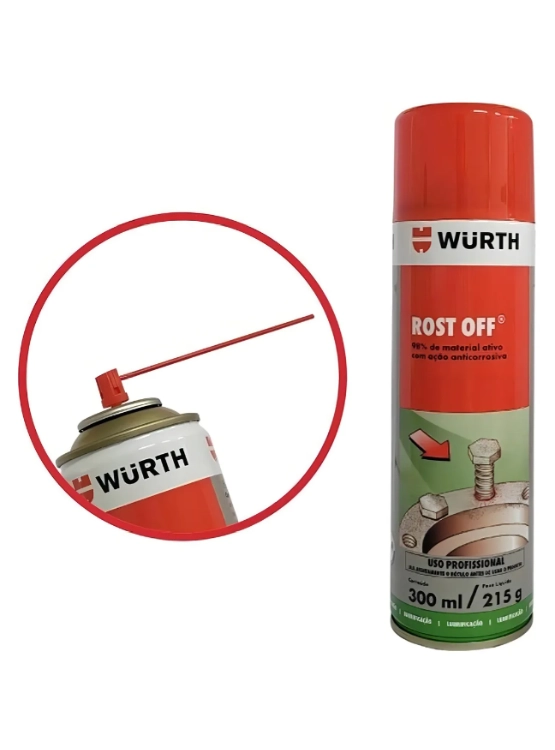 LUBRICANTE REMOVEDOR DE OXIDO ROST OFF WURTH 300 ML - 2