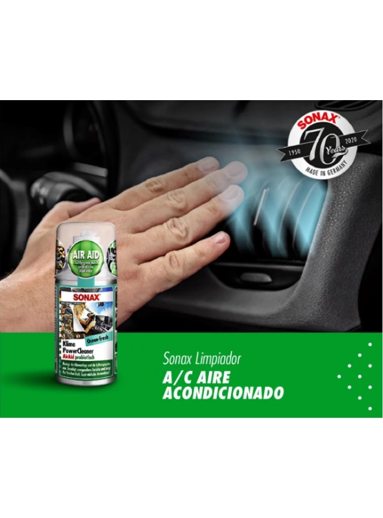 LIMPIA AIRE ACONDICIONADO AROMA HAVANA LOVER SONAX 100 ML. - 4