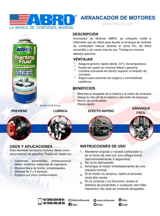 PARTIDOR EN FRIO MARCA ABRO 312 GRS. - 2
