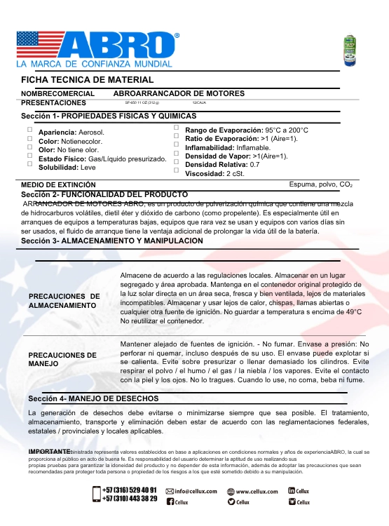 PARTIDOR EN FRIO MARCA ABRO 312 GRS. - 3