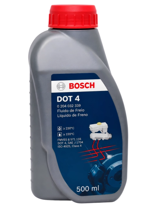 LIQUIDO DE FRENOS BOSCH DOT4 500 ML. - 1