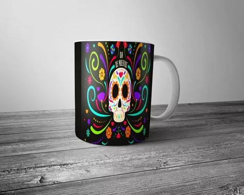 TAZAS DIA DE LOS MUERTOS HALLOWEEN - 1