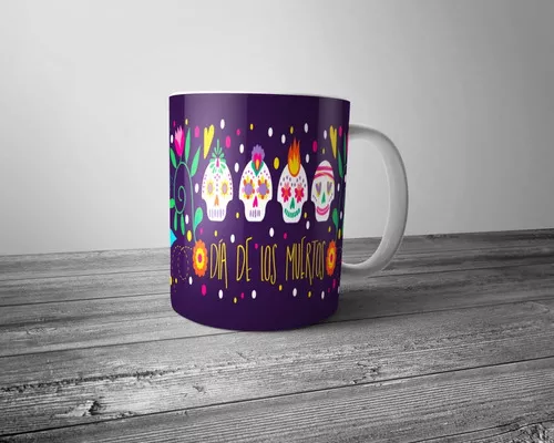TAZAS DIA DE LOS MUERTOS HALLOWEEN - 2