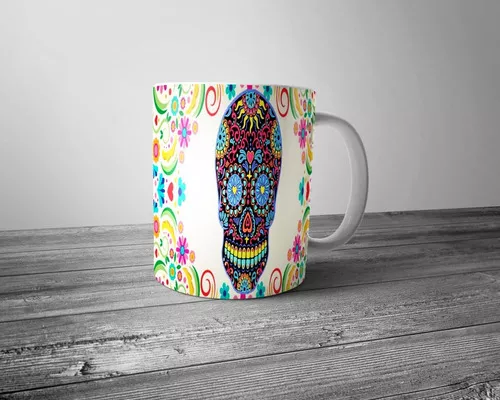 TAZAS DIA DE LOS MUERTOS HALLOWEEN - 4