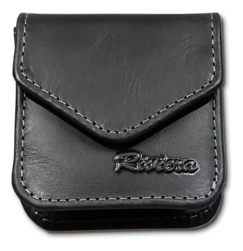 MONEDERO CUADRADO 100% CUERO HECHO A MANO - 1