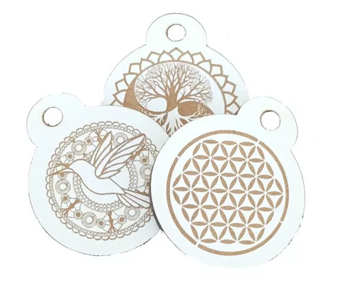 SET 6 LLAVERO COLGANTES MANDALAS - 2