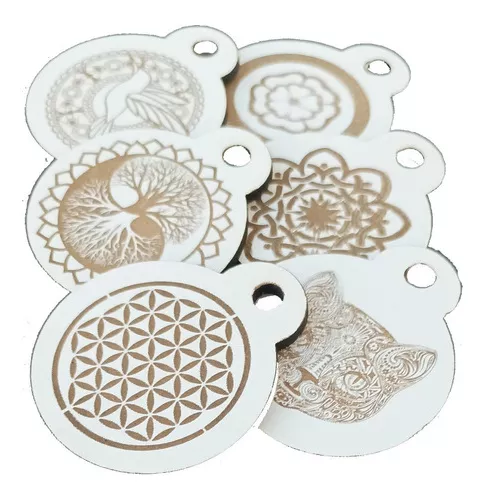 SET 6 LLAVERO COLGANTES MANDALAS - 3
