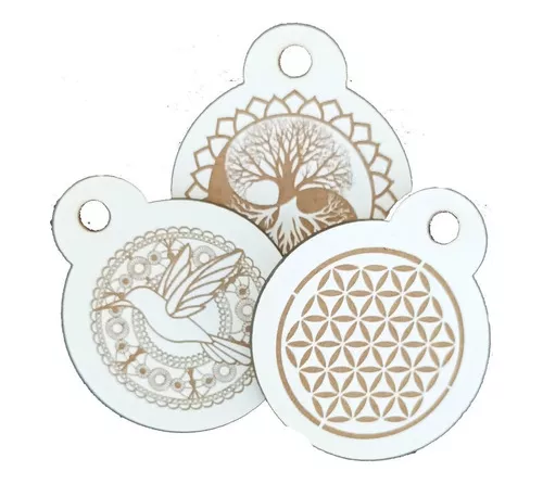 SET 6 LLAVERO COLGANTES MANDALAS - 4