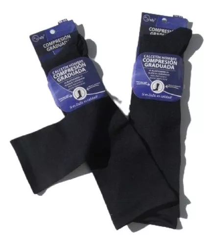 CALCETINES VARICES - COMPRESION GRADUADA PACK 3 UNIDADES - 1