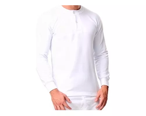 CAMISETA FRANELA BOTONES HOMBRE - 1