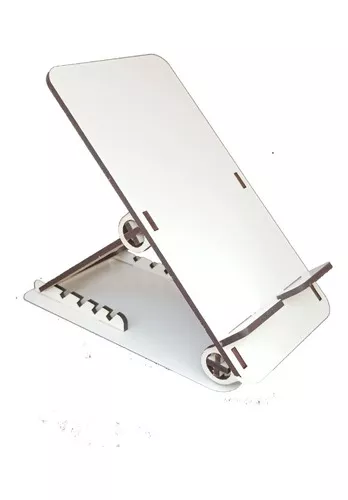 SOPORTE BASE CELULAR PERSONALIZABLE GRABADO EN MADERA - 1