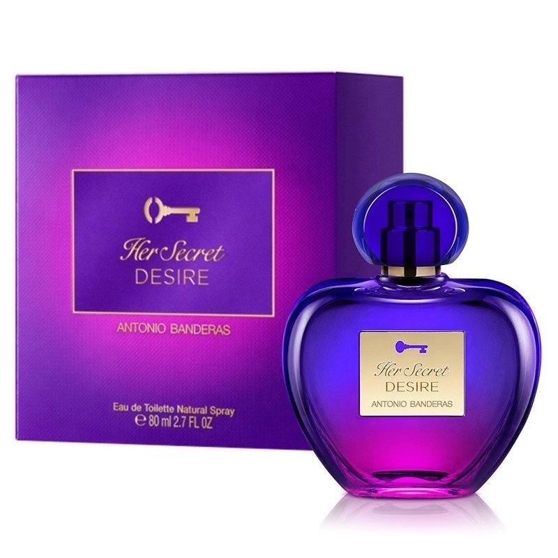 PERFUME ANTONIO BANDERAS HER SECRET DESIRE MUJER EDT 80 ML - 1