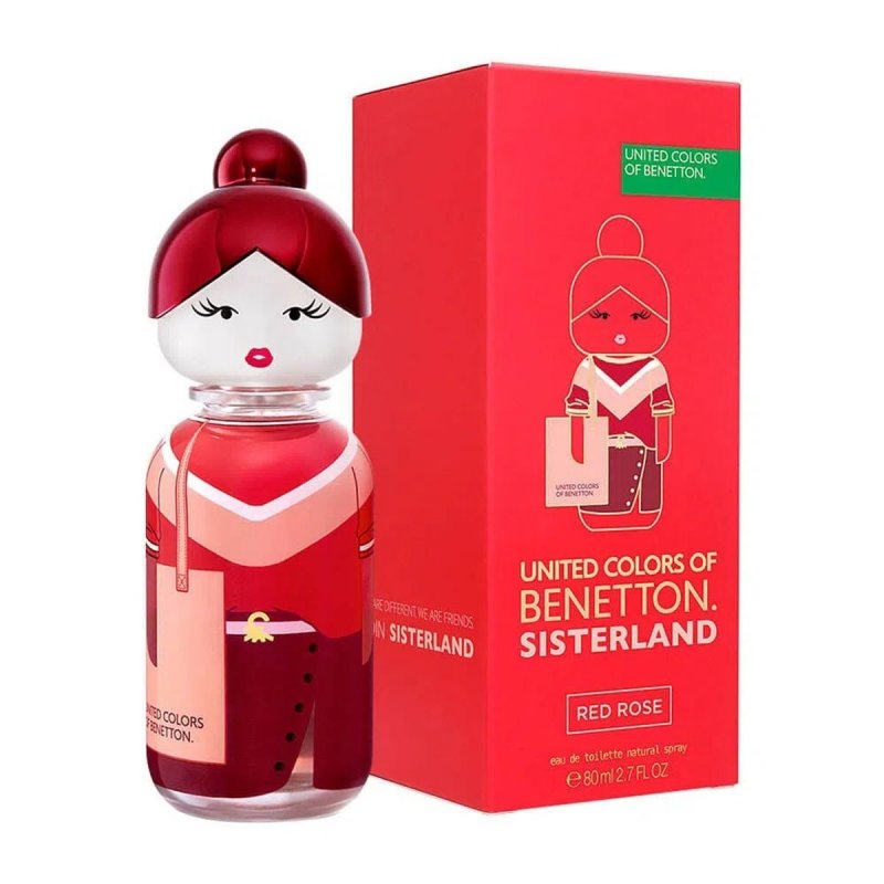 PERFUME BENETTON SISTERLAND RED ROSE MUJER EDT 80 ML - 1
