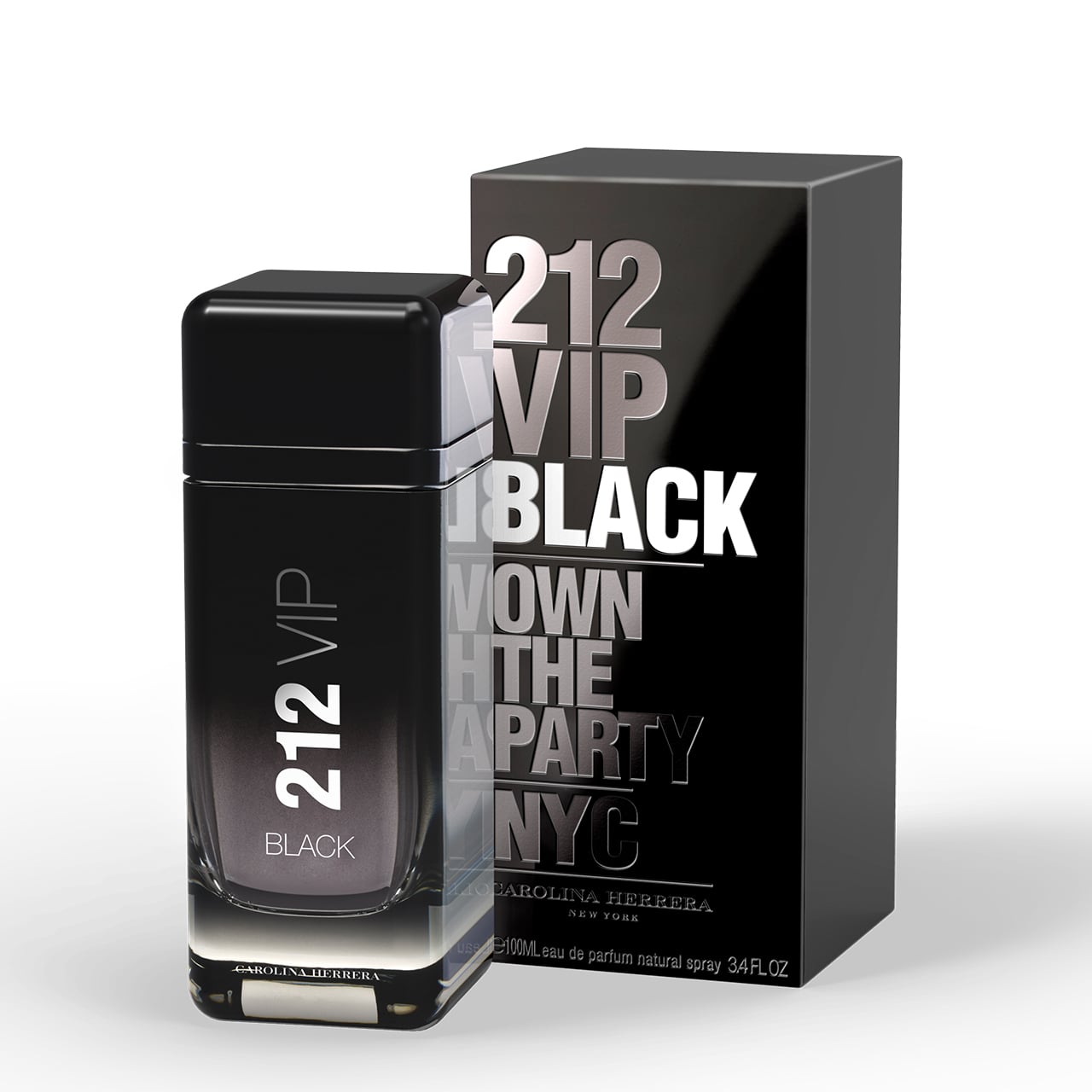 PERFUME CAROLINA HERRERA 212 VIP BLACK HOMBRE EDP 100 ML - 1