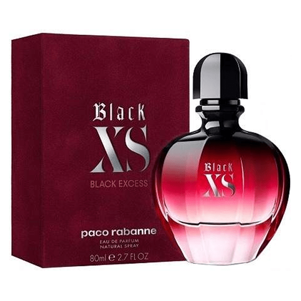 PERFUME PACO RABANNE BLACK EXCESS NUEVO XS MUJER EDP 80 ML - 1