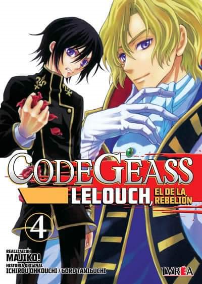 MANGA CODE GEASS: LELOUCH, EL DE LA REBELION 4 - IVREA ARGENTINA - 1
