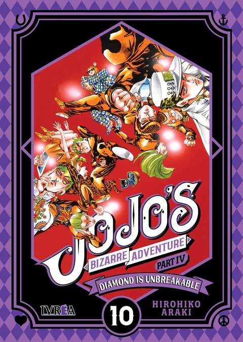 MANGA JOJOS BIZARRE ADVENTURE PARTE 4: DIAMOND IS UNBREAKABLE 10 - IVREA ARGENTINA - 1