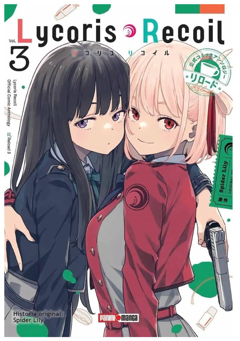 LYCORIS RECOIL ANTOLOGIA: RELOAD 03 - PANINI ARGENTINA - 1