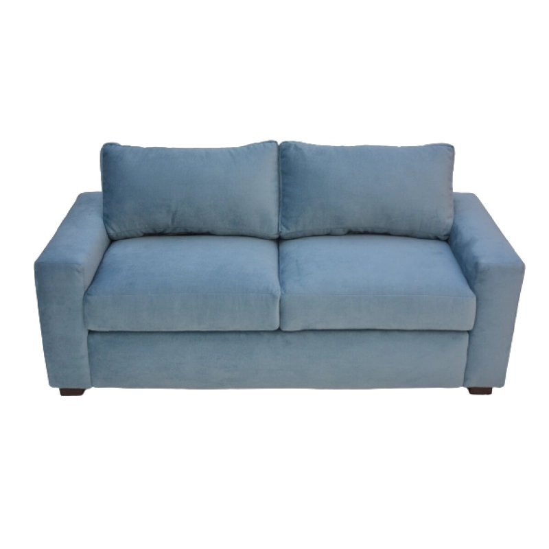 SOFA BILDUN ROMME 3 CUERPOS FELPA PETROLEO - 1