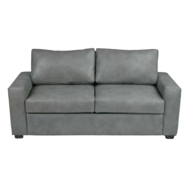 SOFÁ BILDUN ROMME 3 CUERPOS ECOCUERO GRIS PERLA - 1