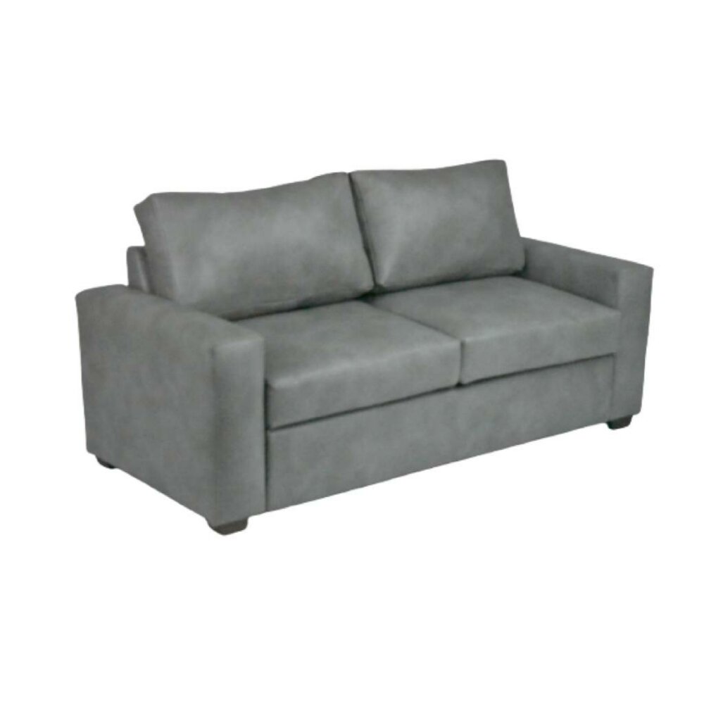 SOFÁ BILDUN ROMME 3 CUERPOS ECOCUERO GRIS PERLA - 2