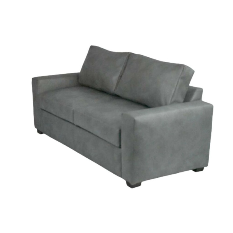 SOFÁ BILDUN ROMME 3 CUERPOS ECOCUERO GRIS PERLA - 3