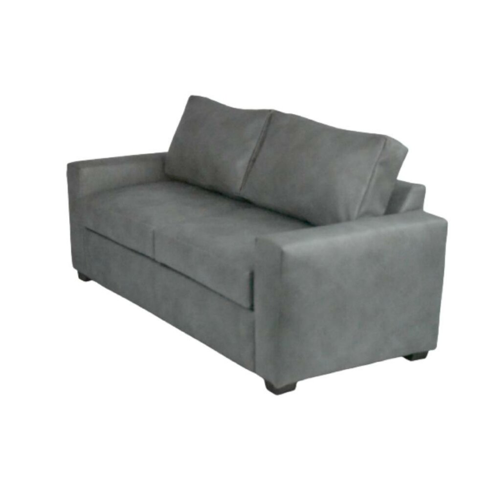 SOFÁ BILDUN ROMME 3 CUERPOS ECOCUERO GRIS PERLA - 3