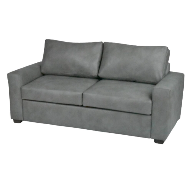 SOFÁ BILDUN ROMME 3 CUERPOS ECOCUERO GRIS PERLA - 4