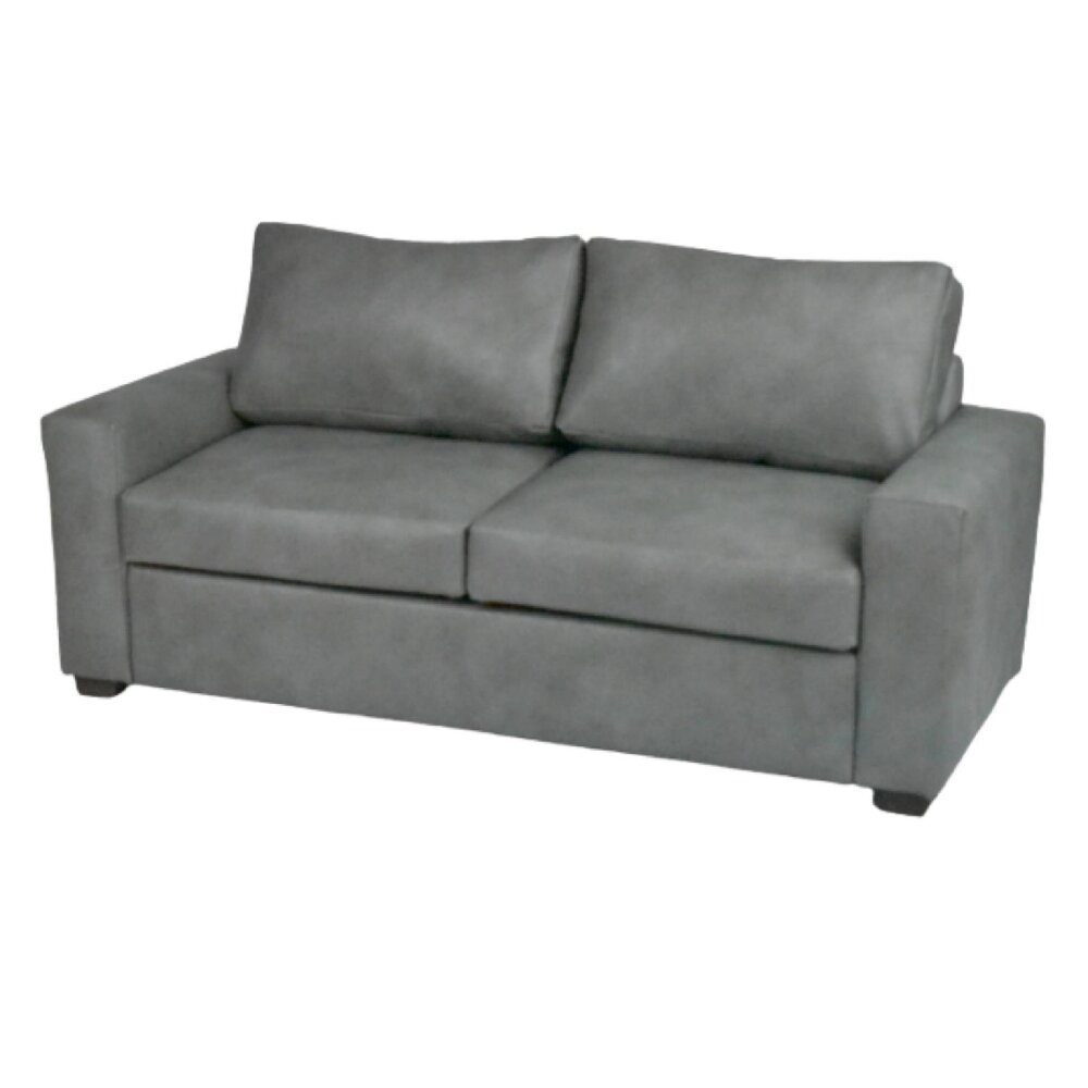 SOFÁ BILDUN ROMME 3 CUERPOS ECOCUERO GRIS PERLA - 4