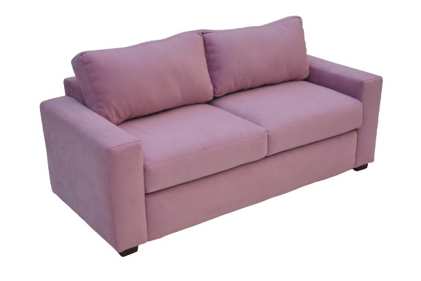 SOFÁ BILDUN ROMME 3 CUERPOS FELPA ROSA - 4