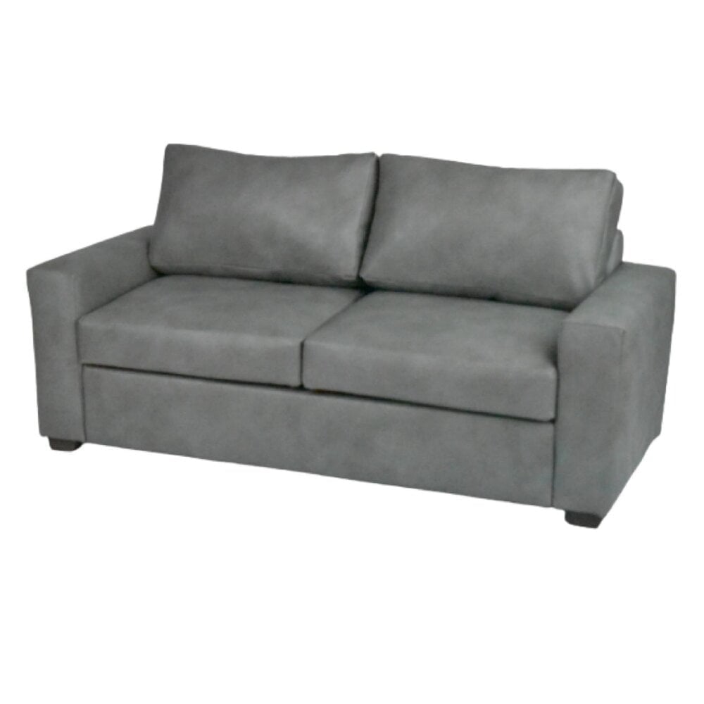 SOFÁ BILDUN ROMME MELISS 3 CUERPOS ECOCUERO GRIS PERLA - 3