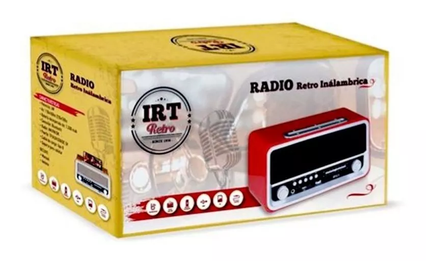 RADIO RETRO INÁLAMBRICO 06 IRT - 2