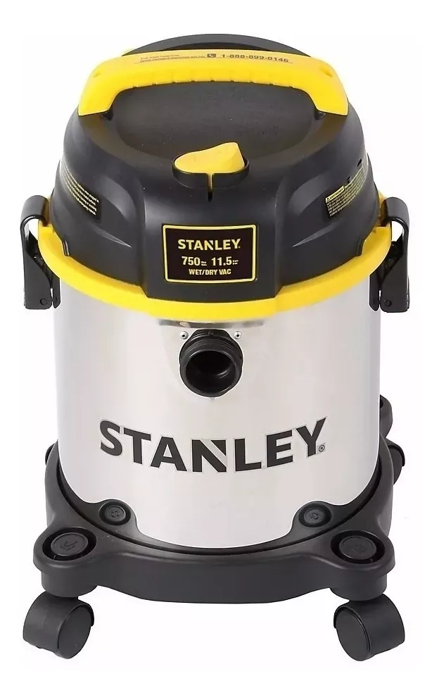 STANLEY ASPIRADORA STANLEY INDUSTRIAL DE TACHO SL18136 11.5L PLATEADA NEGRA Y AMARILLA 220V 50HZ/60HZ