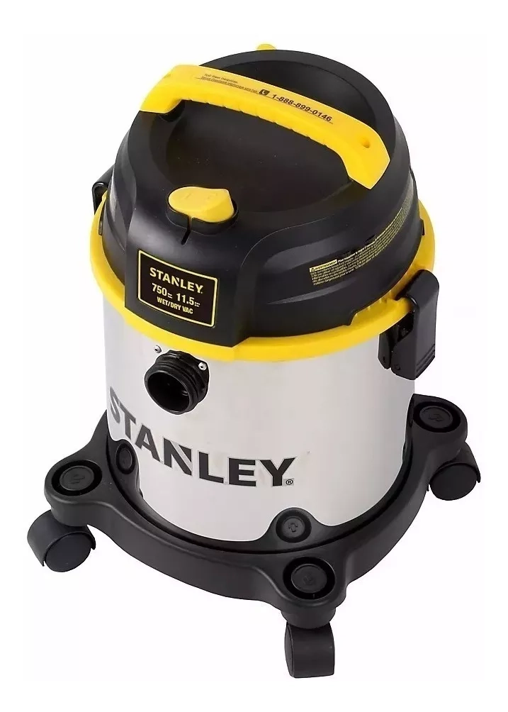 ASPIRADORA STANLEY INDUSTRIAL DE TACHO SL18136 11.5L PLATEADA NEGRA Y AMARILLA 220V 50HZ/60HZ - 2